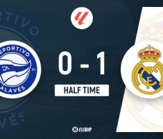 ewc电竞世界杯官网-半场-十人皇马暂1-0阿拉维斯 姆巴佩凶狠蹬踏直红卡马文加世界波