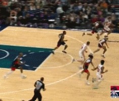 亏啊！普尔运球造成犯规摔到手肘 但猛龙挑战成功改吹普尔失误